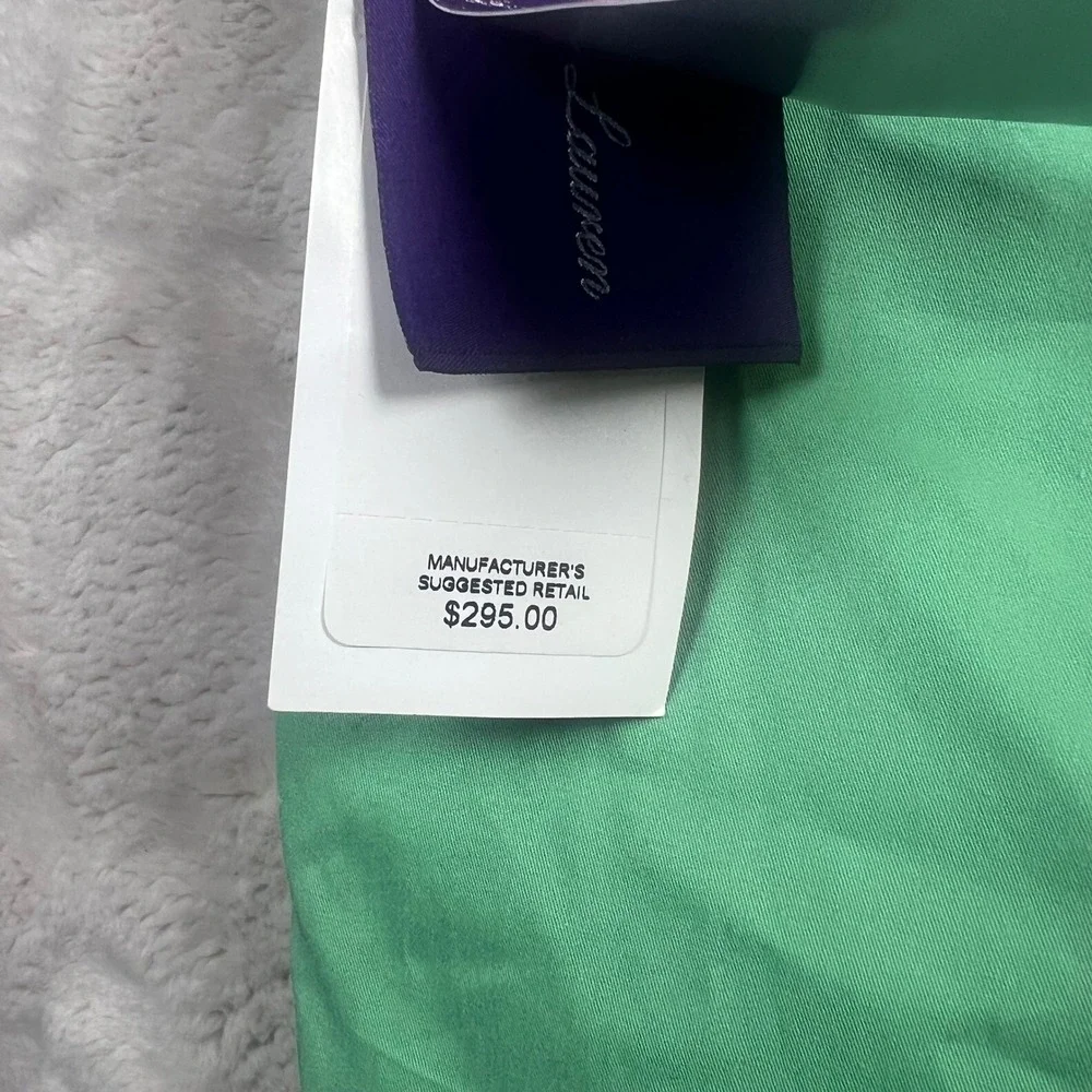 NWT Ralph Lauren Men 38 Mens Shorts Green Purple Label Luxury Cotton